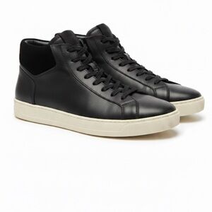 Bruno Maglia “Dimento” Navy Blue Hi-Top Leather Sneaker Size Men’s 10 M